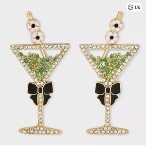 Sugarfix by BaubleBar Martini Halloween Earrings